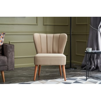 Wing Chair Layla - Cream Cream