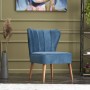 Wing Chair Layla - Blue Blue