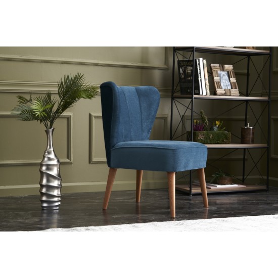Wing Chair Layla - Blue Blue Atelier del Sofa Wing Chair Layla - Blue Blue