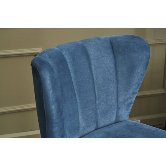 Wing Chair Layla - Blue Blue Atelier del Sofa Wing Chair Layla - Blue Blue