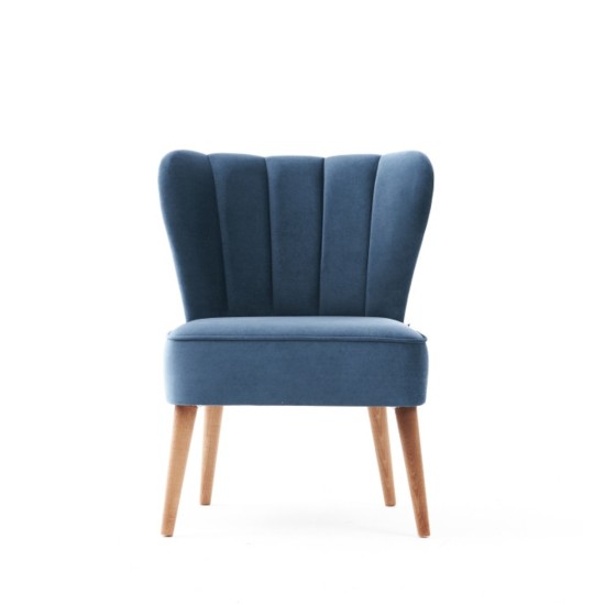 Wing Chair Layla - Blue Blue Atelier del Sofa Wing Chair Layla - Blue Blue