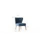 Wing Chair Layla - Blue Blue Atelier del Sofa Wing Chair Layla - Blue Blue