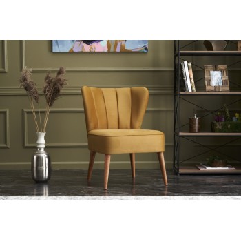 Wing Chair Layla - Gold Gold