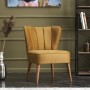 Wing Chair Layla - Gold Gold
