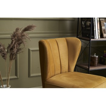Wing Chair Layla - Gold Gold