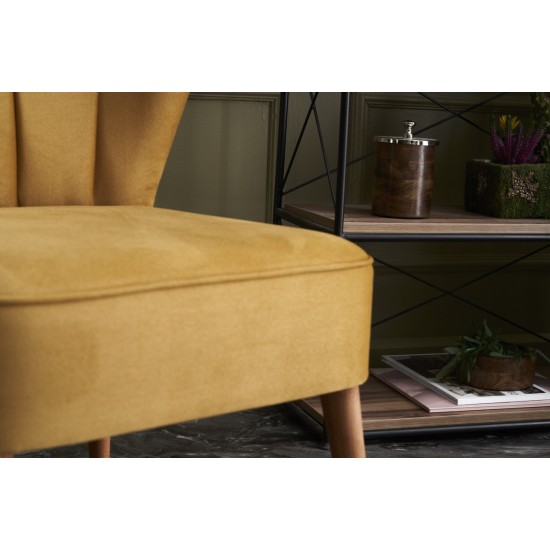 Wing Chair Layla - Gold Gold Atelier del Sofa Wing Chair Layla - Gold Gold