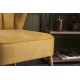 Wing Chair Layla - Gold Gold Atelier del Sofa Wing Chair Layla - Gold Gold