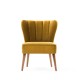 Wing Chair Layla - Gold Gold Atelier del Sofa Wing Chair Layla - Gold Gold