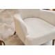 Atelier del Sofa Wing Chair Karina Prestij - Cream Cream