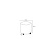 Pouffe Mario Gabbana 02 Cream Pouffe Mario Gabbana 02 Cream