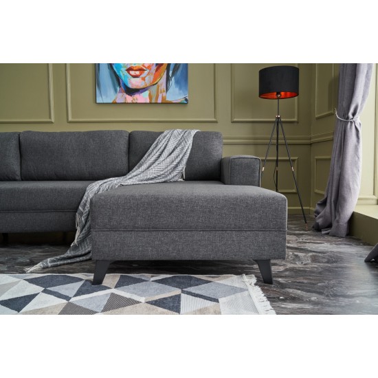 Γωνιακός Καναπές Efsun - 300x202x78εκ - Χρώμα Ανθρακί Γωνιακός Καναπές Efsun - 300x202x78εκ - Χρώμα Ανθρακί