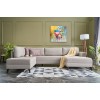 Atelier del Sofa Corner Sofa-Bed Eris - Cream Cream