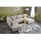 Corner Sofa-Bed Eris - Cream Cream Atelier del Sofa Corner Sofa-Bed Eris - Cream Cream