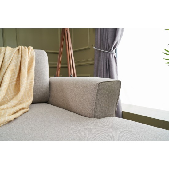 Corner Sofa-Bed Eris - Cream Cream Atelier del Sofa Corner Sofa-Bed Eris - Cream Cream