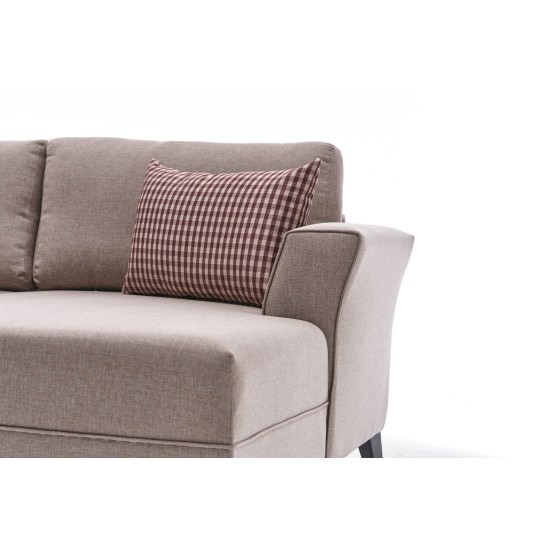 Corner Sofa-Bed Eris - Cream Cream Atelier del Sofa Corner Sofa-Bed Eris - Cream Cream