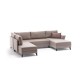 Corner Sofa-Bed Eris - Cream Cream Atelier del Sofa Corner Sofa-Bed Eris - Cream Cream