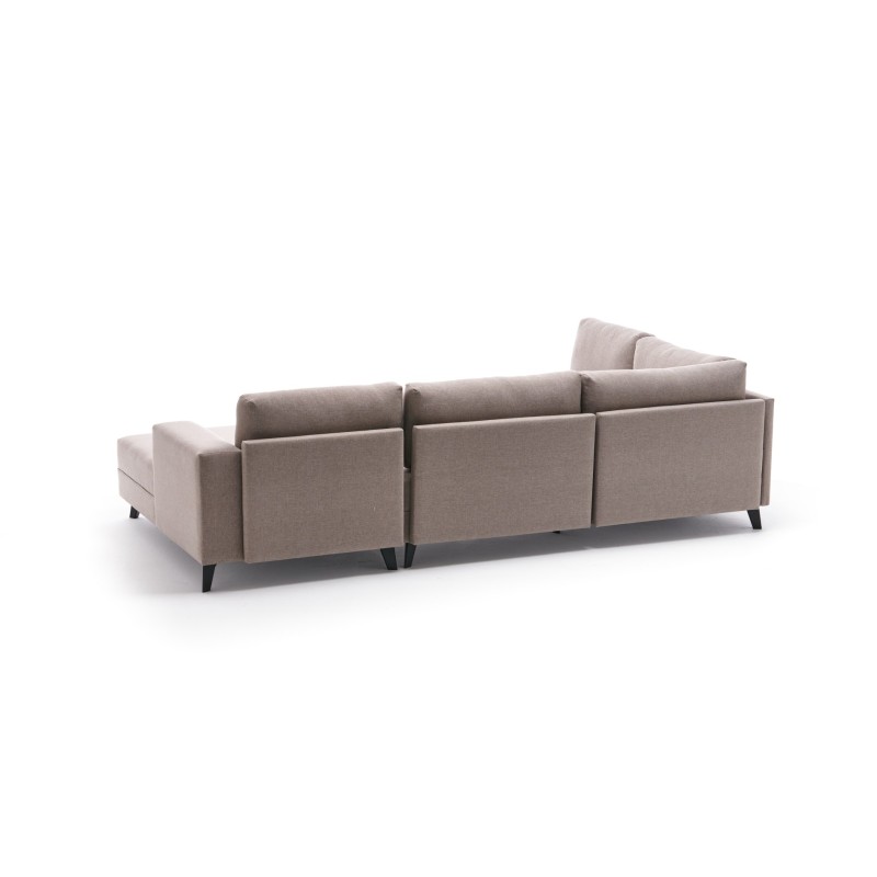 Atelier del Sofa Corner Sofa-Bed Eris - Cream Cream