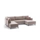 Γωνιακός Καναπές Efsun - 300x202x78εκ - Χρώμα Cream Γωνιακός Καναπές Efsun - 300x202x78εκ - Χρώμα Cream