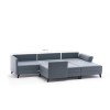 Atelier del Sofa Corner Sofa-Bed Eris - Blue Blue