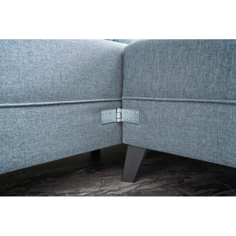Atelier del Sofa Corner Sofa-Bed Eris - Blue Blue