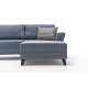Corner Sofa-Bed Eris - Blue Blue Atelier del Sofa Corner Sofa-Bed Eris - Blue Blue