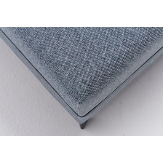 Corner Sofa-Bed Eris - Blue Blue Atelier del Sofa Corner Sofa-Bed Eris - Blue Blue