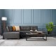 Atelier del Sofa Corner Sofa-Bed Manama Corner Sofa Bed Left - Anthracite Anthracite