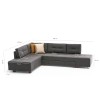 Atelier del Sofa Corner Sofa-Bed Manama Corner Sofa Bed Left - Anthracite Anthracite