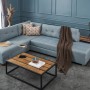 Corner Sofa-Bed Manama Corner Sofa Bed Left - Light Blue Light Blue