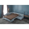 Atelier del Sofa Corner Sofa-Bed Manama Corner Sofa Bed Left - Light Blue Light Blue