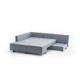 Corner Sofa-Bed Manama Corner Sofa Bed Left - Light Blue Light Blue Atelier del Sofa Corner Sofa-Bed Manama Corner Sofa Bed Left - Light Blue Light Blue