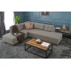 Atelier del Sofa Corner Sofa-Bed Manama Corner Sofa Bed Left - Cream Cream