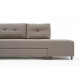 Atelier del Sofa Corner Sofa-Bed Manama Corner Sofa Bed Left - Cream Cream