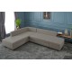 Atelier del Sofa Corner Sofa-Bed Manama Corner Sofa Bed Left - Cream Cream