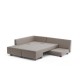 Atelier del Sofa Corner Sofa-Bed Manama Corner Sofa Bed Left - Cream Cream