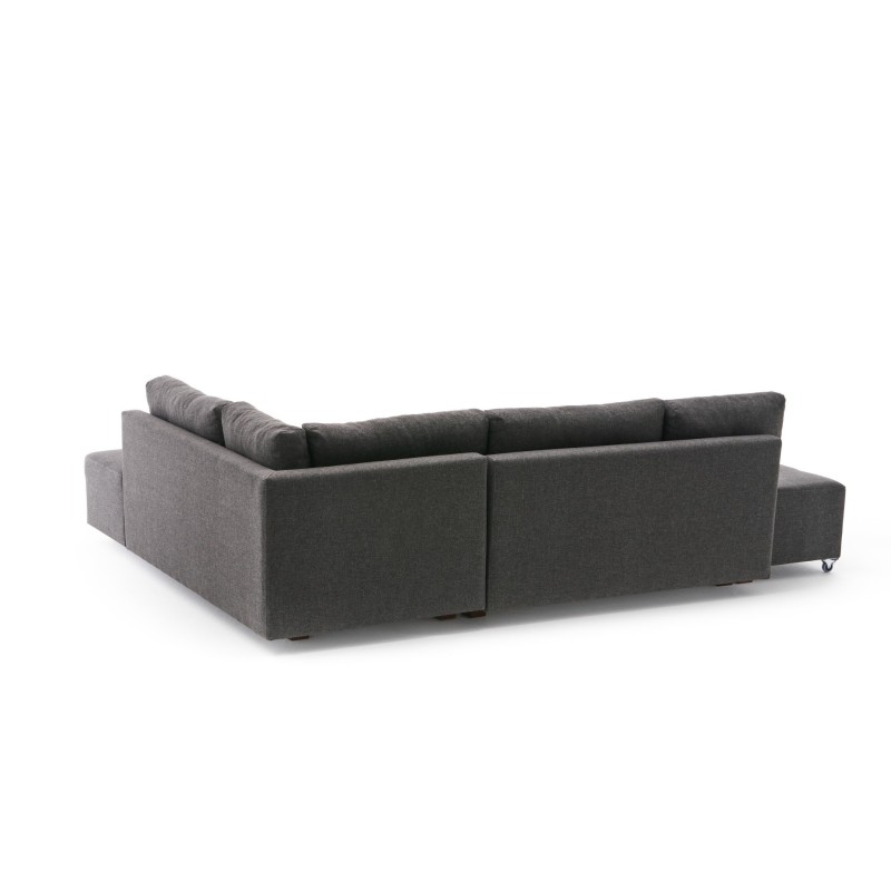 Atelier del Sofa Corner Sofa-Bed Manama Corner Sofa Bed Right - Anthracite Anthracite