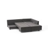 Atelier del Sofa Corner Sofa-Bed Manama Corner Sofa Bed Right - Anthracite Anthracite