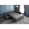 Atelier del Sofa Corner Sofa-Bed Manama Corner Sofa Bed Right - Anthracite Anthracite