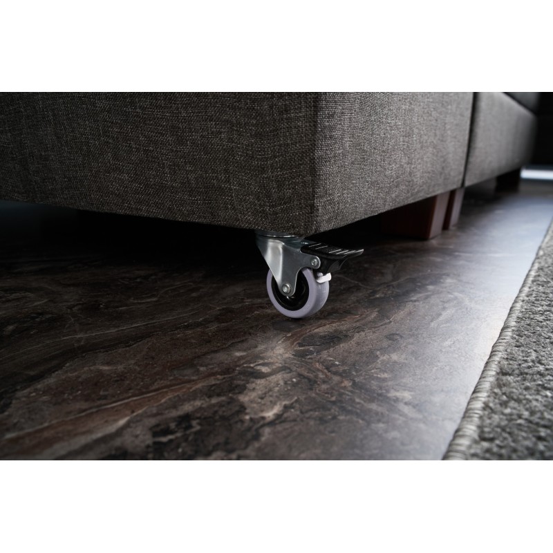 Atelier del Sofa Corner Sofa-Bed Manama Corner Sofa Bed Right - Anthracite Anthracite