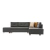Atelier del Sofa Corner Sofa-Bed Manama Corner Sofa Bed Right - Anthracite Anthracite