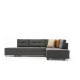 Atelier del Sofa Corner Sofa-Bed Manama Corner Sofa Bed Right - Anthracite Anthracite