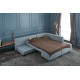 Corner Sofa-Bed Manama Corner Sofa Bed Right - Light Blue Light Blue Atelier del Sofa Corner Sofa-Bed Manama Corner Sofa Bed Right - Light Blue Light Blue