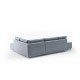Corner Sofa-Bed Manama Corner Sofa Bed Right - Light Blue Light Blue Atelier del Sofa Corner Sofa-Bed Manama Corner Sofa Bed Right - Light Blue Light Blue