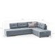 Corner Sofa-Bed Manama Corner Sofa Bed Right - Light Blue Light Blue Atelier del Sofa Corner Sofa-Bed Manama Corner Sofa Bed Right - Light Blue Light Blue
