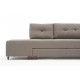 Corner Sofa-Bed Manama Corner Sofa Bed Right - Cream Cream Atelier del Sofa Corner Sofa-Bed Manama Corner Sofa Bed Right - Cream Cream