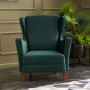 Wing Chair Lola Berjer - Green Green