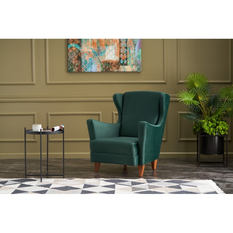 Atelier del Sofa Wing Chair Lola Berjer - Green Green