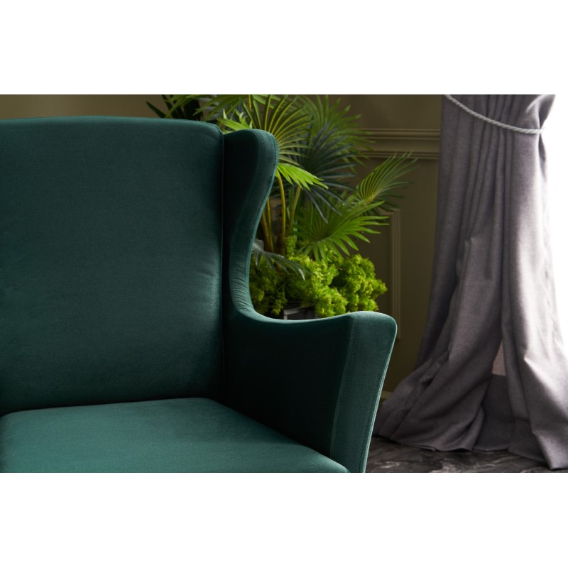 Atelier del Sofa Wing Chair Lola Berjer - Green Green