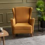 Wing Chair Lola Berjer - Gold Gold