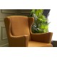 Wing Chair Lola Berjer - Gold Gold Atelier del Sofa Wing Chair Lola Berjer - Gold Gold
